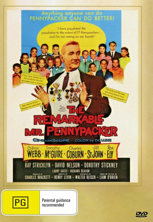Buy Online The Remarkable Mr. Pennypacker (1970) - DVD  - Clifton Webb, Dorothy McGuire | Best Shop for Old classic and hard to find movies on DVD - Timeless Classic DVD