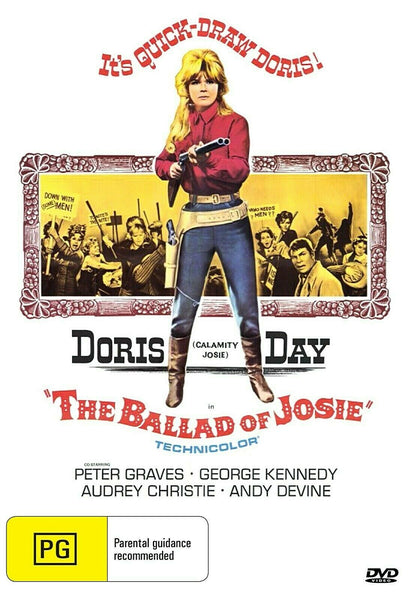 Buy Online The Ballad of Josie (1967) - DVD  - Doris Day, Peter Graves | Best Shop for Old classic and hard to find movies on DVD - Timeless Classic DVD