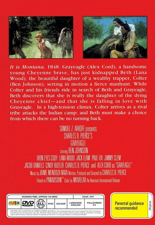 Buy Online Grayeagle  (1977) - DVD - NEW - Ben Johnson - WESTERN | Best Shop for Old classic and hard to find movies on DVD - Timeless Classic DVD