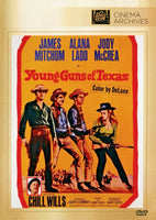 Buy Online Young Guns of Texas (1962) - DVD - James Mitchum, Alana Ladd - WESTERN | Best Shop for Old classic and hard to find movies on DVD - Timeless Classic DVD