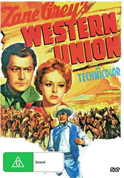 Buy Online Western Union (1941) - DVD - Robert Young, Randolph Scott - WESTERN | Best Shop for Old classic and hard to find movies on DVD - Timeless Classic DVD