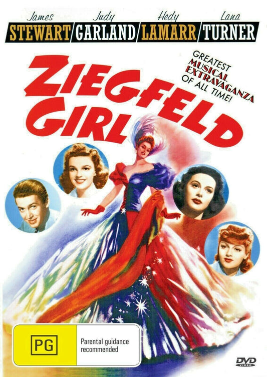 Buy Online Ziegfeld Girl (1941) - DVD  - James Stewart, Judy Garland | Best Shop for Old classic and hard to find movies on DVD - Timeless Classic DVD