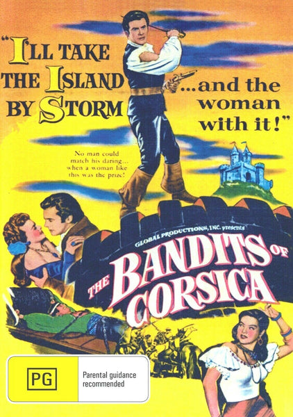 Buy Online Bandits of Corsica (1953) - DVD  - Richard Greene, Paula Raymond | Best Shop for Old classic and hard to find movies on DVD - Timeless Classic DVD