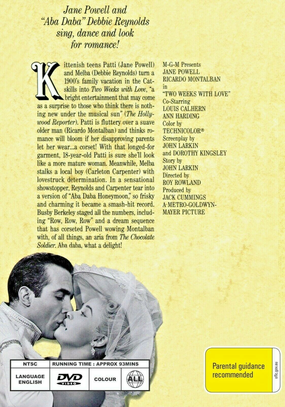 Buy Online Two Weeks with Love (1950)- DVD  - Jane Powell, Ricardo Montalban | Best Shop for Old classic and hard to find movies on DVD - Timeless Classic DVD