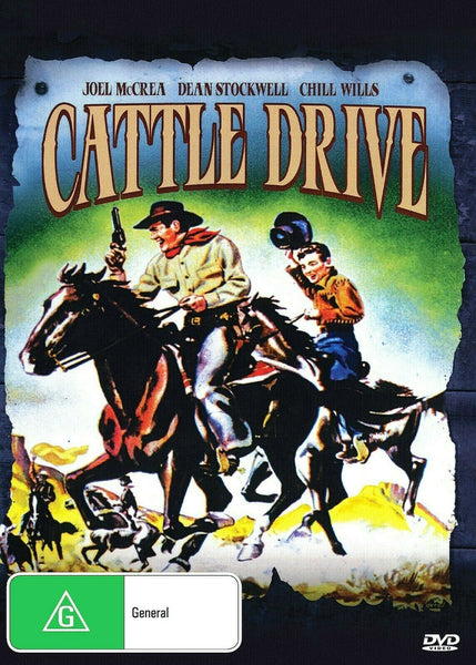 Buy Online Cattle Drive - DVD - Joel McCrea, Dean Stockwell  - WESTERN | Best Shop for Old classic and hard to find movies on DVD - Timeless Classic DVD