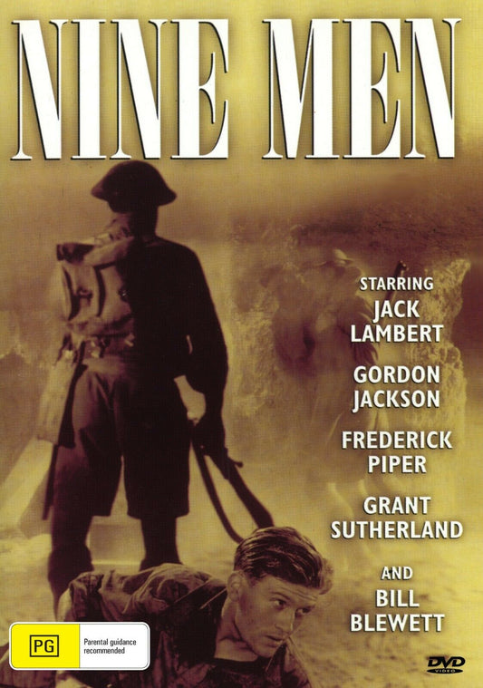Buy Online Nine Men - DVD - Jack Lambert, Grant Sutherland | Best Shop for Old classic and hard to find movies on DVD - Timeless Classic DVD