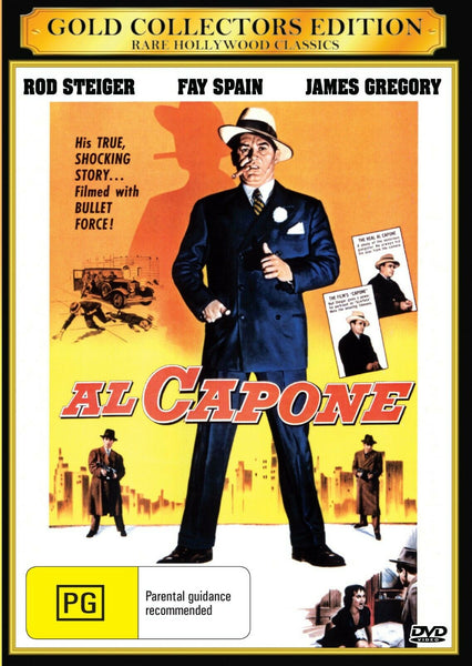 Buy Online Al Capone - DVD - Rod Steiger | Best Shop for Old classic and hard to find movies on DVD - Timeless Classic DVD