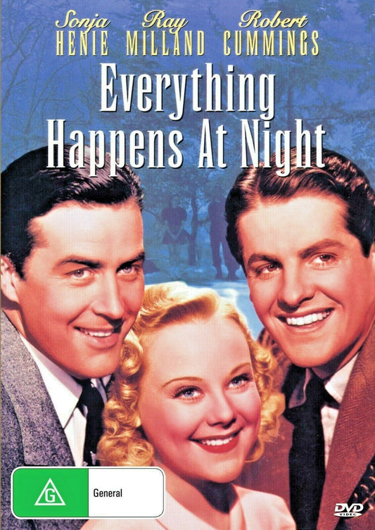 Buy Online Everything Happens at Night  (1939) - DVD - Sonja Henie, Ray Milland | Best Shop for Old classic and hard to find movies on DVD - Timeless Classic DVD