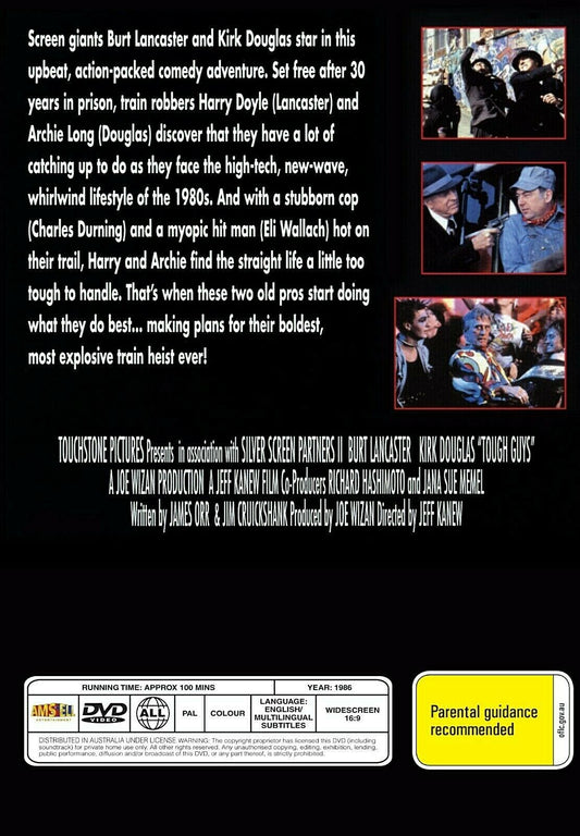 Buy Online Tough Guys (1986) - DVD -Burt Lancaster, Kirk Douglas - COMEDY | Best Shop for Old classic and hard to find movies on DVD - Timeless Classic DVD