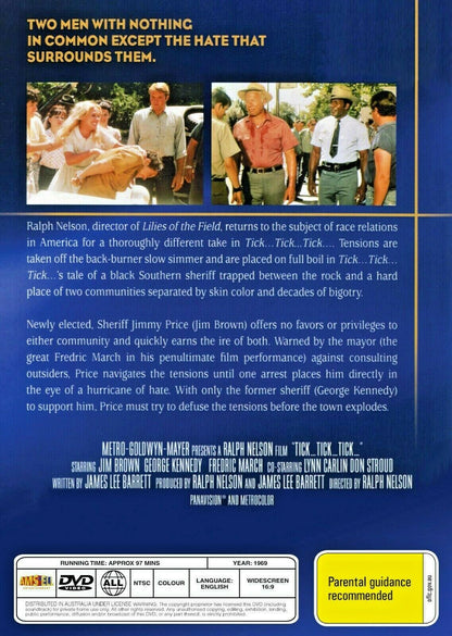 Buy Online ...tick... tick... tick...(1970) - DVD - NEW - Jim Brown, George Kennedy | Best Shop for Old classic and hard to find movies on DVD - Timeless Classic DVD