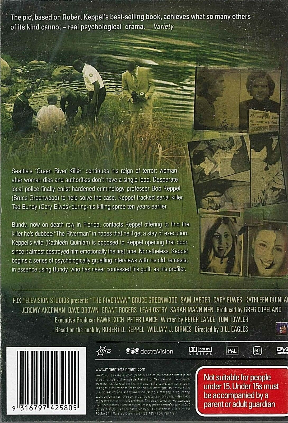 Buy Online THE RIVERMAN  Bruce Greenwood Sam Jaeger  Crime  Drama  Brand New DVD | Best Shop for Old classic and hard to find movies on DVD - Timeless Classic DVD