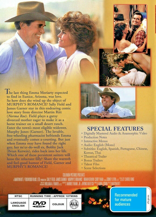 Buy Online Murphy's Romance  -DVD - Sally Field, James Garner | Best Shop for Old classic and hard to find movies on DVD - Timeless Classic DVD
