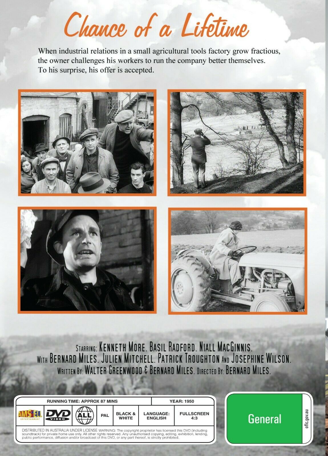 Buy Online Chance of a Lifetime (1950) - DVD  - Kenneth More, Basil Radford | Best Shop for Old classic and hard to find movies on DVD - Timeless Classic DVD