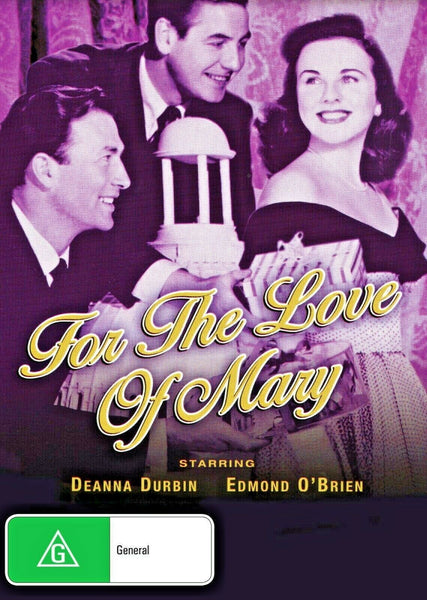 Buy Online For the Love of Mary (1948) - DVD - NEW - Deanna Durbin, Edmond O'Brien | Best Shop for Old classic and hard to find movies on DVD - Timeless Classic DVD