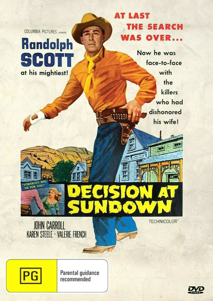 Buy Online Decision at Sundown (1957) - DVD - Randolph Scott, John Carroll - WESTERN | Best Shop for Old classic and hard to find movies on DVD - Timeless Classic DVD