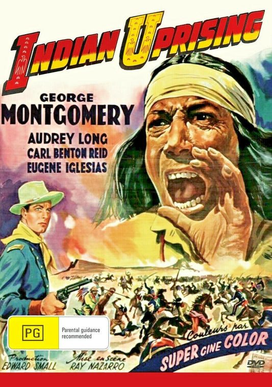 Buy Online Indian Uprising - DVD - George Montgomery, Audrey Long - WESTERN | Best Shop for Old classic and hard to find movies on DVD - Timeless Classic DVD