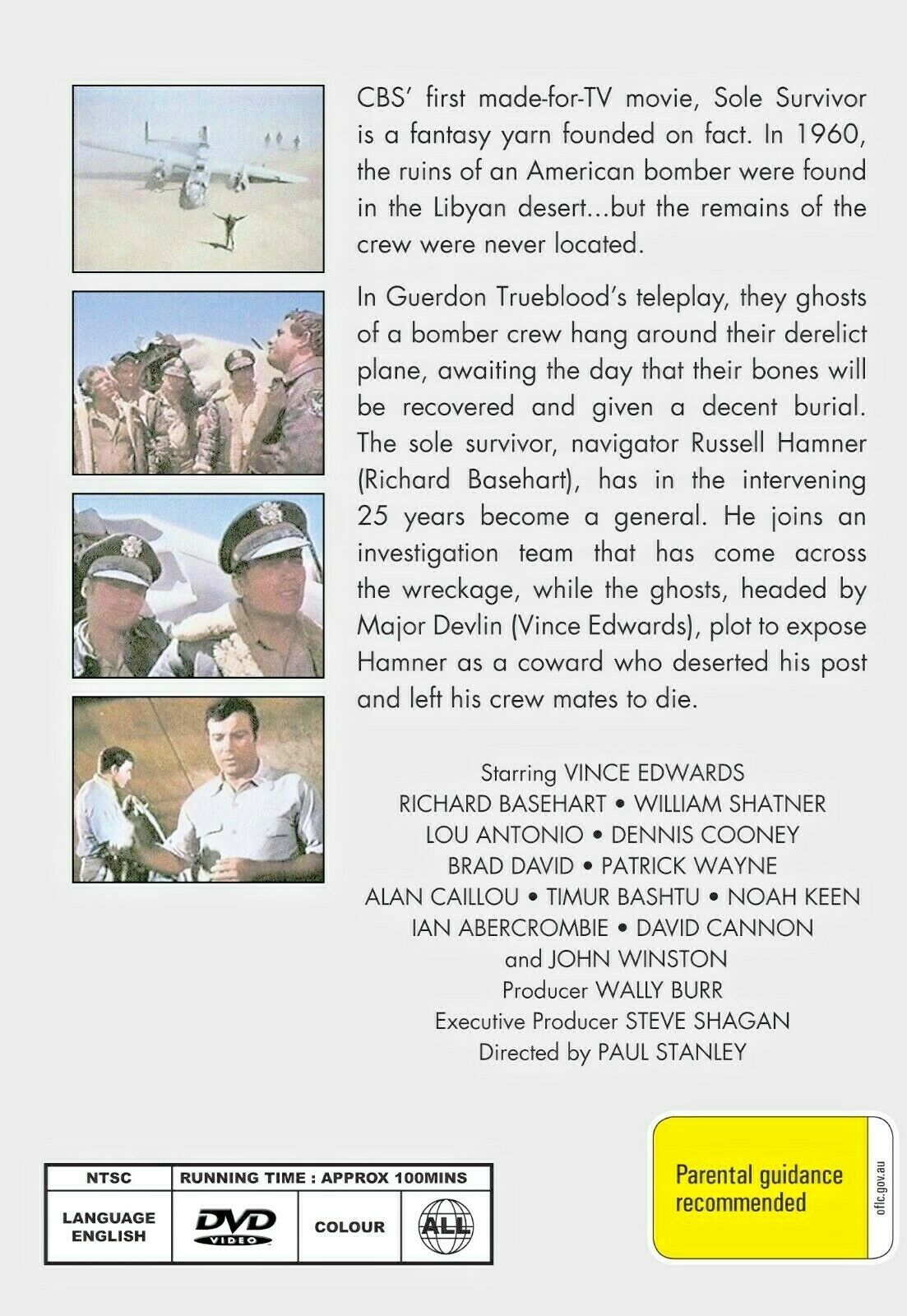 Buy Online Sole Survivor -  DVD- Vince Edwards, Richard Basehart, William Shatner | Best Shop for Old classic and hard to find movies on DVD - Timeless Classic DVD