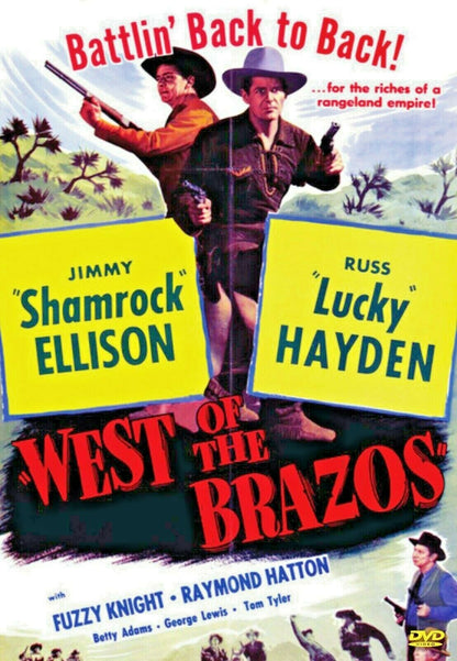 Buy Online West of the Brazos (1950) - DVD  - James Ellison, Russell Hayden | Best Shop for Old classic and hard to find movies on DVD - Timeless Classic DVD
