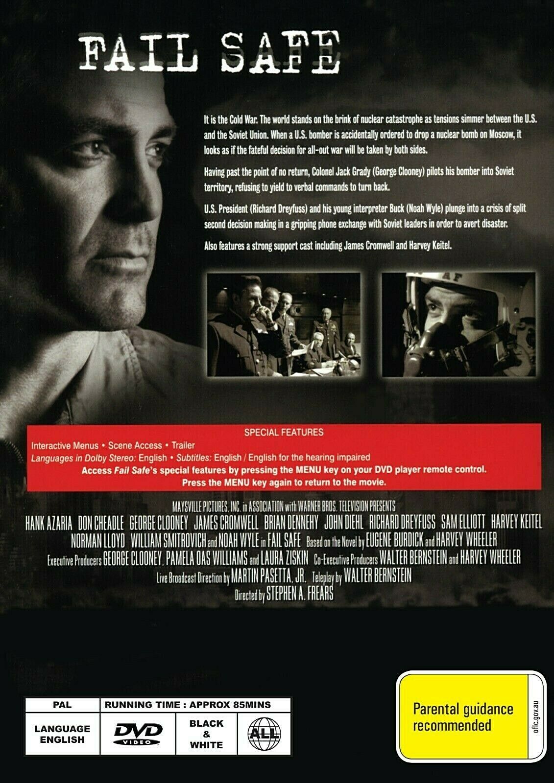Buy Online Fail Safe - DVD -  Walter Cronkite, Richard Dreyfuss | Best Shop for Old classic and hard to find movies on DVD - Timeless Classic DVD
