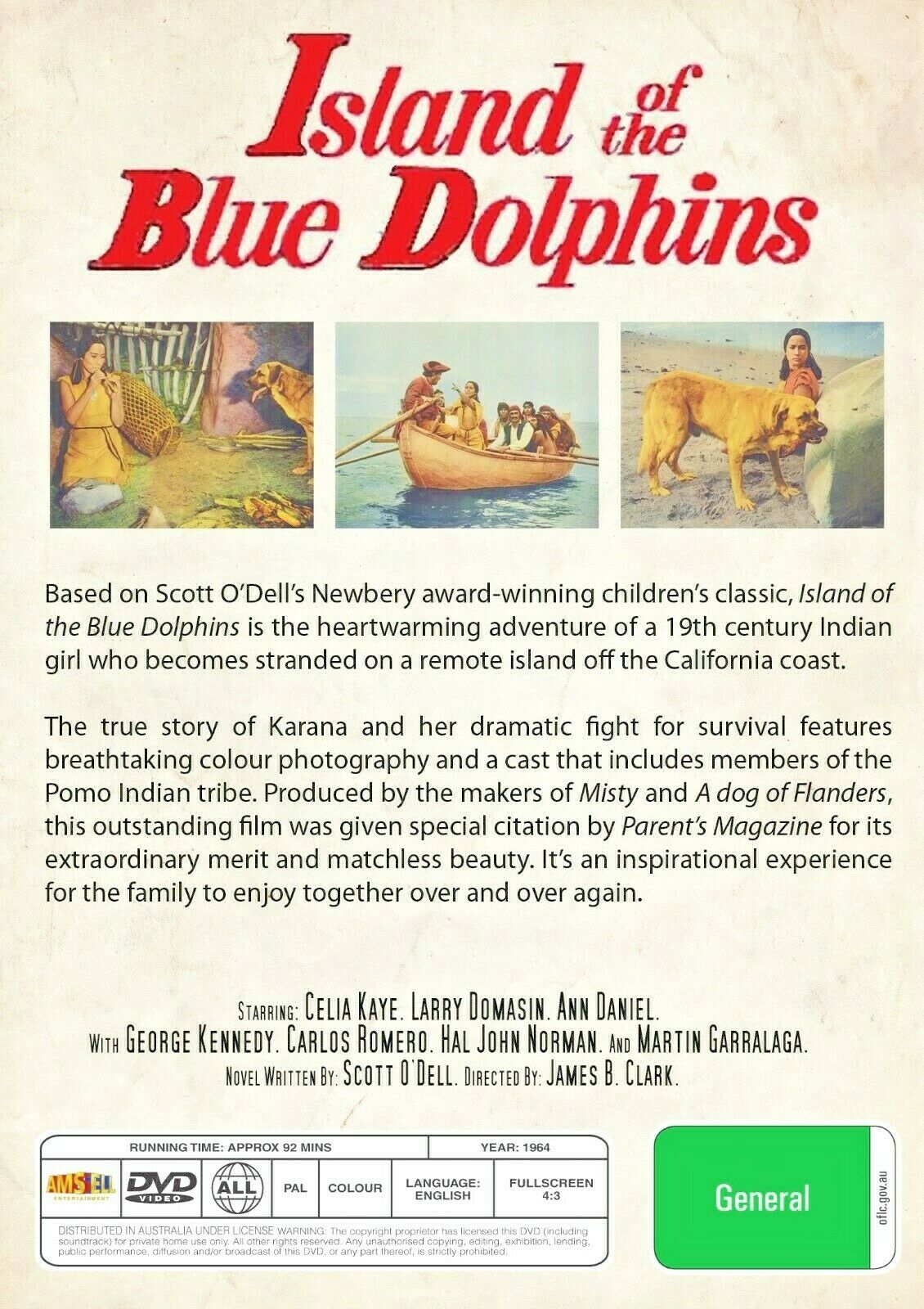 Buy Online Island of the Blue Dolphins- DVD - Celia Milius, Larry Domasin | Best Shop for Old classic and hard to find movies on DVD - Timeless Classic DVD