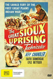 Buy Online The Great Sioux Uprising - DVD - Jeff Chandler - WESTERN | Best Shop for Old classic and hard to find movies on DVD - Timeless Classic DVD