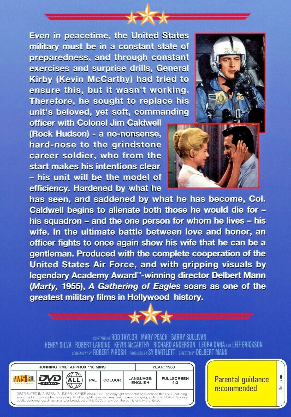 Buy Online A Gathering of Eagles - DVD - Rock Hudson, Rod Taylor | Best Shop for Old classic and hard to find movies on DVD - Timeless Classic DVD