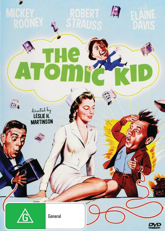 Buy Online THE ATOMIC KID by Blake Edwards - DVD - Mickey Rooney | Best Shop for Old classic and hard to find movies on DVD - Timeless Classic DVD