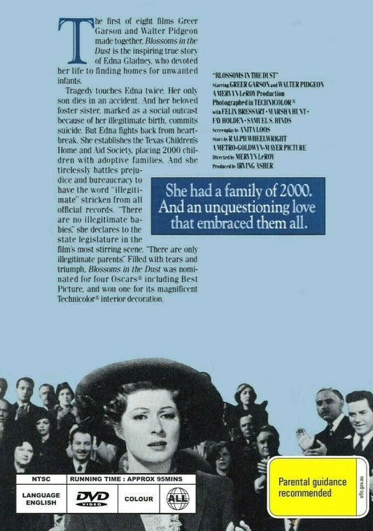 Buy Online Blossoms in the Dust - DVD - Greer Garson, Walter Pidgeon | Best Shop for Old classic and hard to find movies on DVD - Timeless Classic DVD