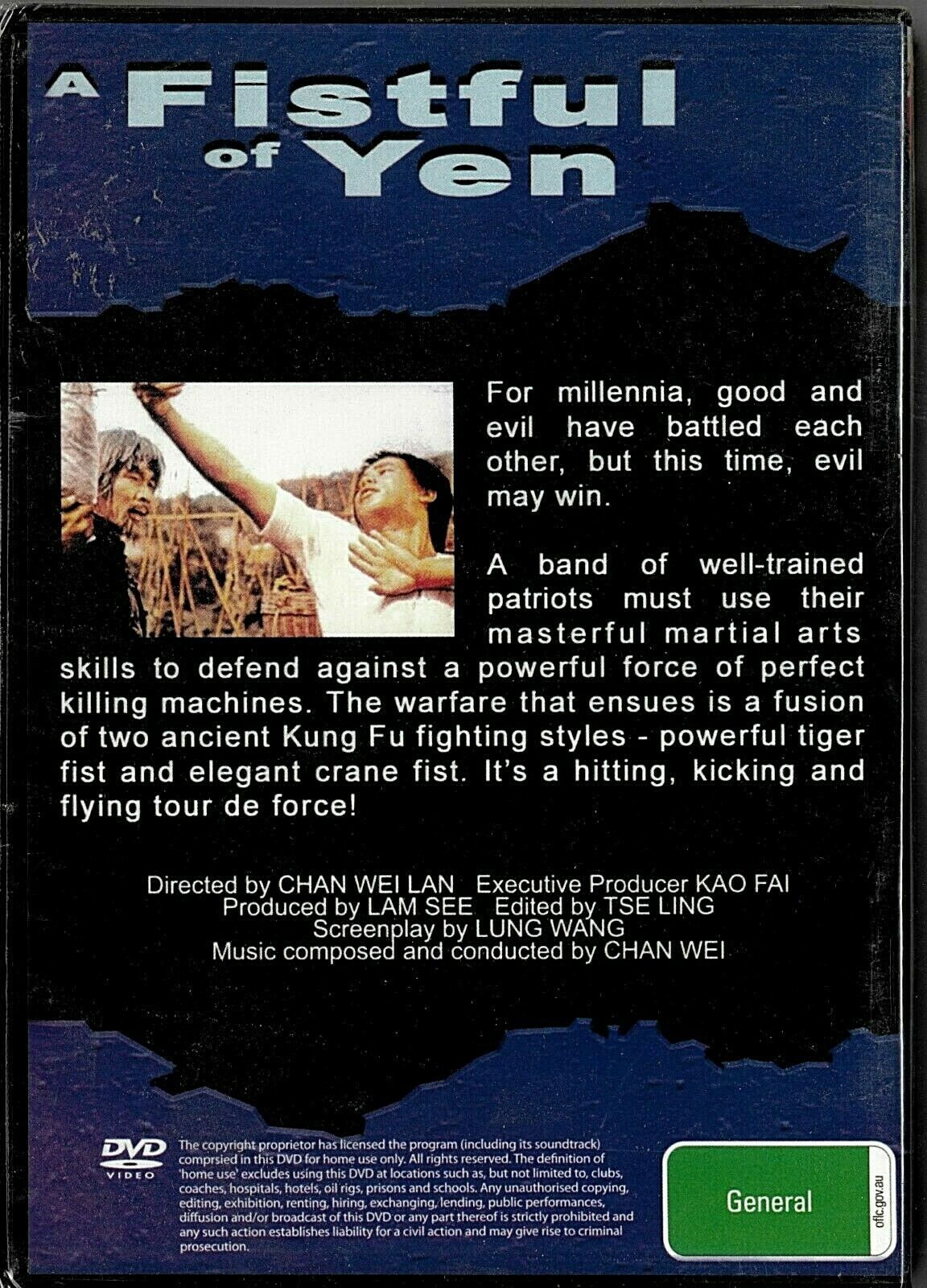 Buy Online A Fistful of Yen DVD Region 4 | Best Shop for Old classic and hard to find movies on DVD - Timeless Classic DVD