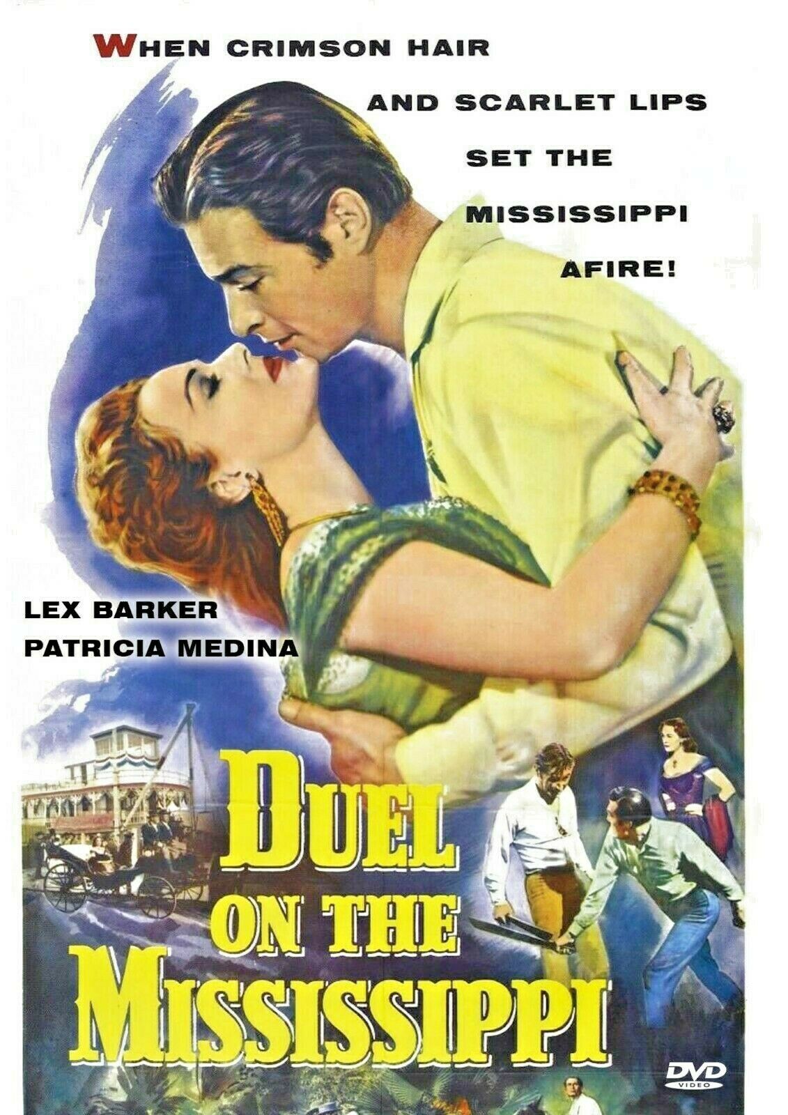 Buy Online Duel on the Mississippi (1955) - DVD - Lex Barker, Patricia Medina | Best Shop for Old classic and hard to find movies on DVD - Timeless Classic DVD