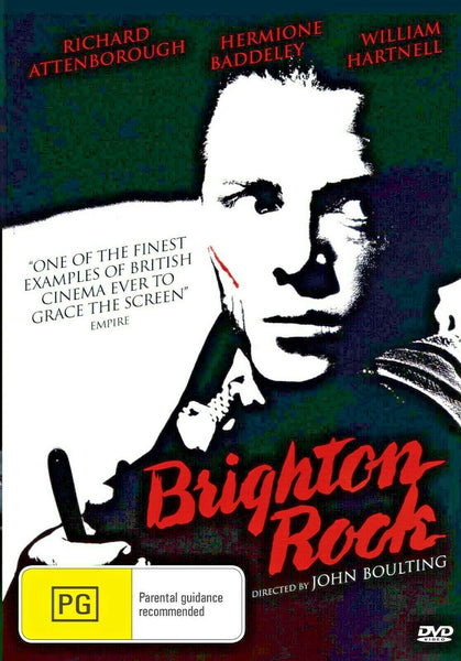 Buy Online Brighton Rock (1948) - DVD - Richard Attenborough, Hermione Baddeley | Best Shop for Old classic and hard to find movies on DVD - Timeless Classic DVD