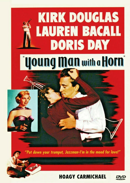Buy Online Young Man with a Horn (1950) - DVD - Kirk Douglas, Lauren Bacall | Best Shop for Old classic and hard to find movies on DVD - Timeless Classic DVD