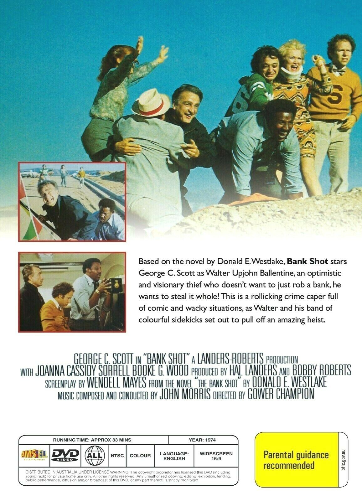 Buy Online Bank Shot (1974) - DVD  - George C. Scott, Joanna Cassidy | Best Shop for Old classic and hard to find movies on DVD - Timeless Classic DVD