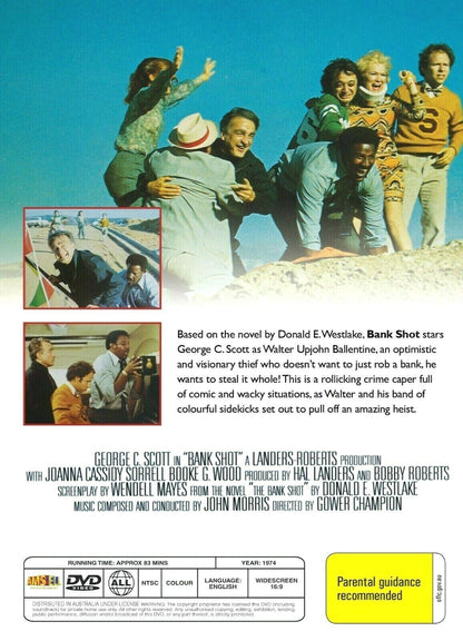 Buy Online Bank Shot (1974) - DVD  - George C. Scott, Joanna Cassidy | Best Shop for Old classic and hard to find movies on DVD - Timeless Classic DVD