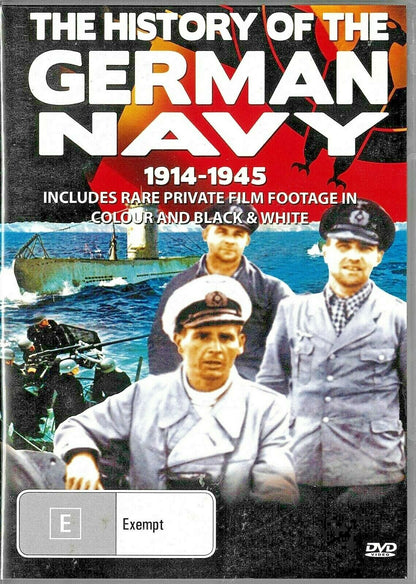 Buy Online The History of the German Navy : 1914 to 1945 - DVD | Best Shop for Old classic and hard to find movies on DVD - Timeless Classic DVD