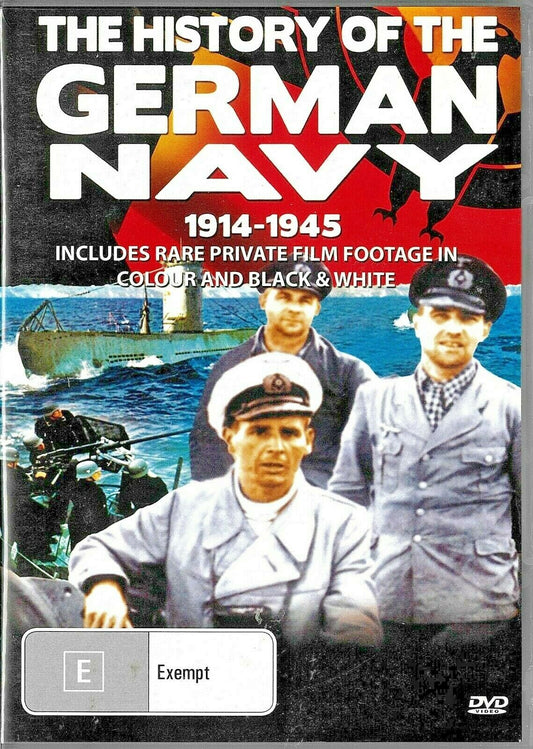 Buy Online The History of the German Navy : 1914 to 1945 - DVD | Best Shop for Old classic and hard to find movies on DVD - Timeless Classic DVD