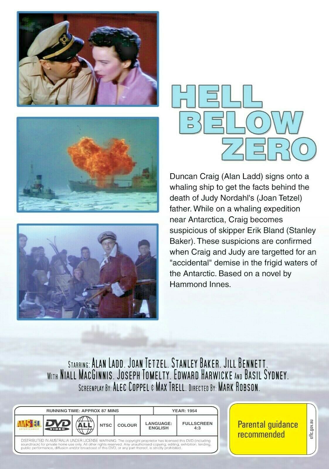 Buy Online Hell Below Zero (1954) - DVD - NEW - Alan Ladd, Joan Tetzel | Best Shop for Old classic and hard to find movies on DVD - Timeless Classic DVD