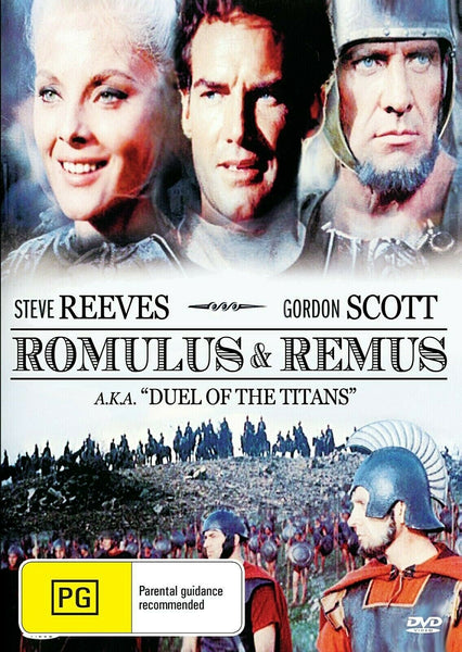 Buy Online ROMULUS & REMUS (1961) - DVD - Steve Reeves, Gordon Scott | Best Shop for Old classic and hard to find movies on DVD - Timeless Classic DVD