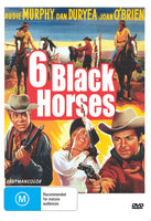 Buy Online Six Black Horses (1962) - DVD - Audie Murphy, Dan Duryea | Best Shop for Old classic and hard to find movies on DVD - Timeless Classic DVD