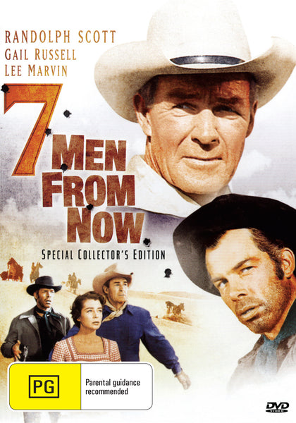 Buy Online 7 Men from Now (1956) - DVD - Randolph Scott, Gail Russell | Best Shop for Old classic and hard to find movies on DVD - Timeless Classic DVD