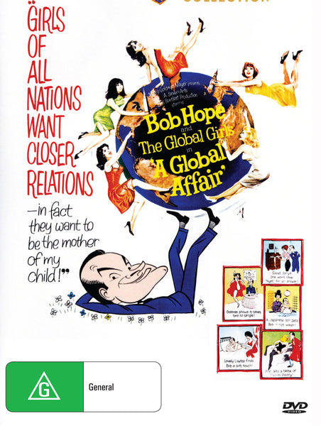 Buy Online A Global Affair (1964) - DVD - Bob Hope, Michèle Mercier | Best Shop for Old classic and hard to find movies on DVD - Timeless Classic DVD
