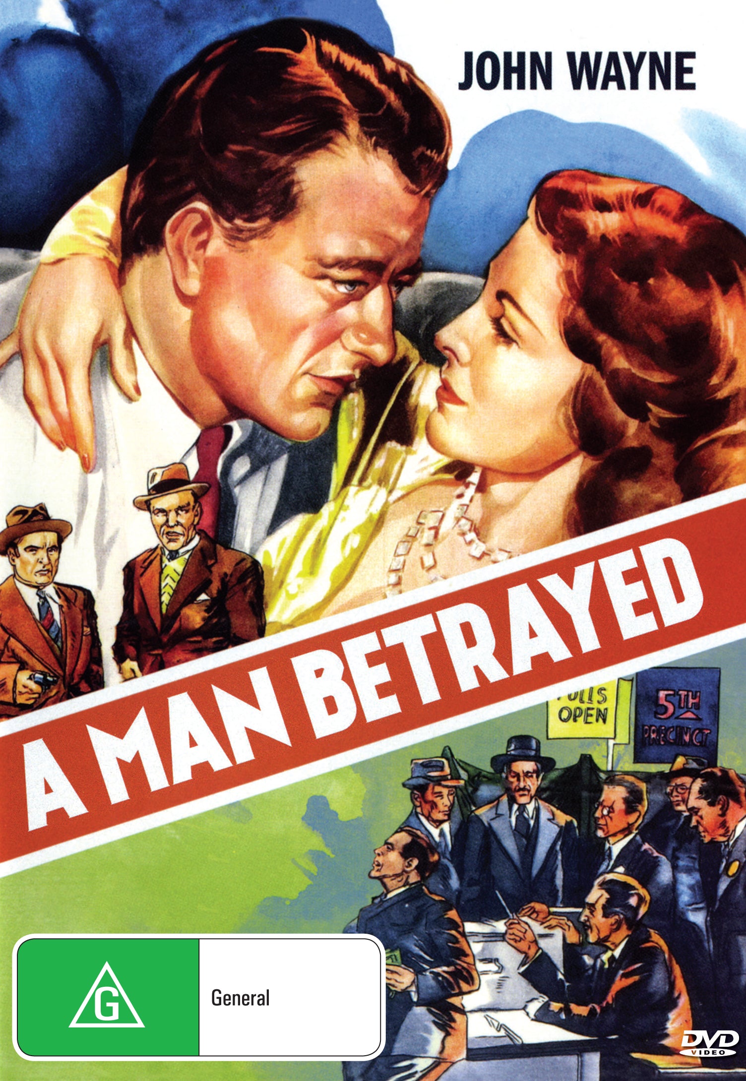 Buy Online A Man Betrayed (1941) - DVD - John Wayne, Frances Dee | Best Shop for Old classic and hard to find movies on DVD - Timeless Classic DVD