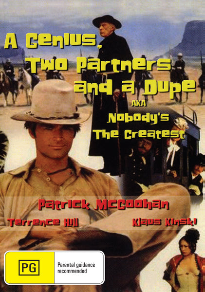 Buy Online A Genius, Two Partners and a Dupe (1975) - Terence Hill | Best Shop for Old classic and hard to find movies on DVD - Timeless Classic DVD
