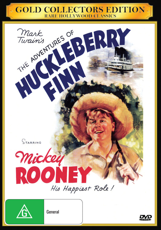 Buy Online The Adventures of Huckleberry Finn (1939) - DVD - Mickey Rooney, Walter Connolly | Best Shop for Old classic and hard to find movies on DVD - Timeless Classic DVD