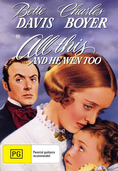 Buy Online All This, and Heaven Too (1940) - DVD - Bette Davis, Charles Boyer | Best Shop for Old classic and hard to find movies on DVD - Timeless Classic DVD