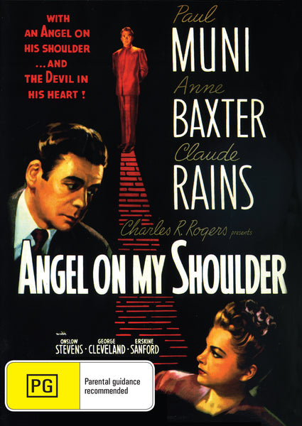 Buy Online Angel on My Shoulder (1946) - DVD - Paul Muni, Anne Baxter | Best Shop for Old classic and hard to find movies on DVD - Timeless Classic DVD