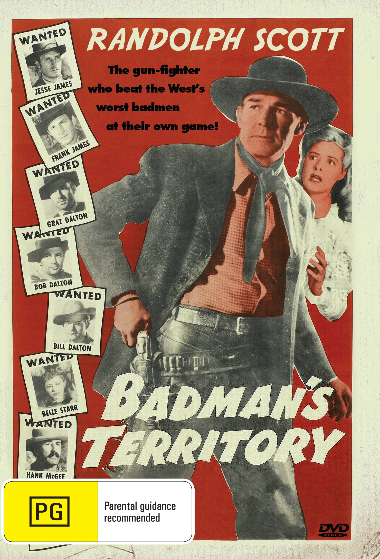 Buy Online Badman's Territory (1946) - DVD - Randolph Scott, Ann Richards | Best Shop for Old classic and hard to find movies on DVD - Timeless Classic DVD