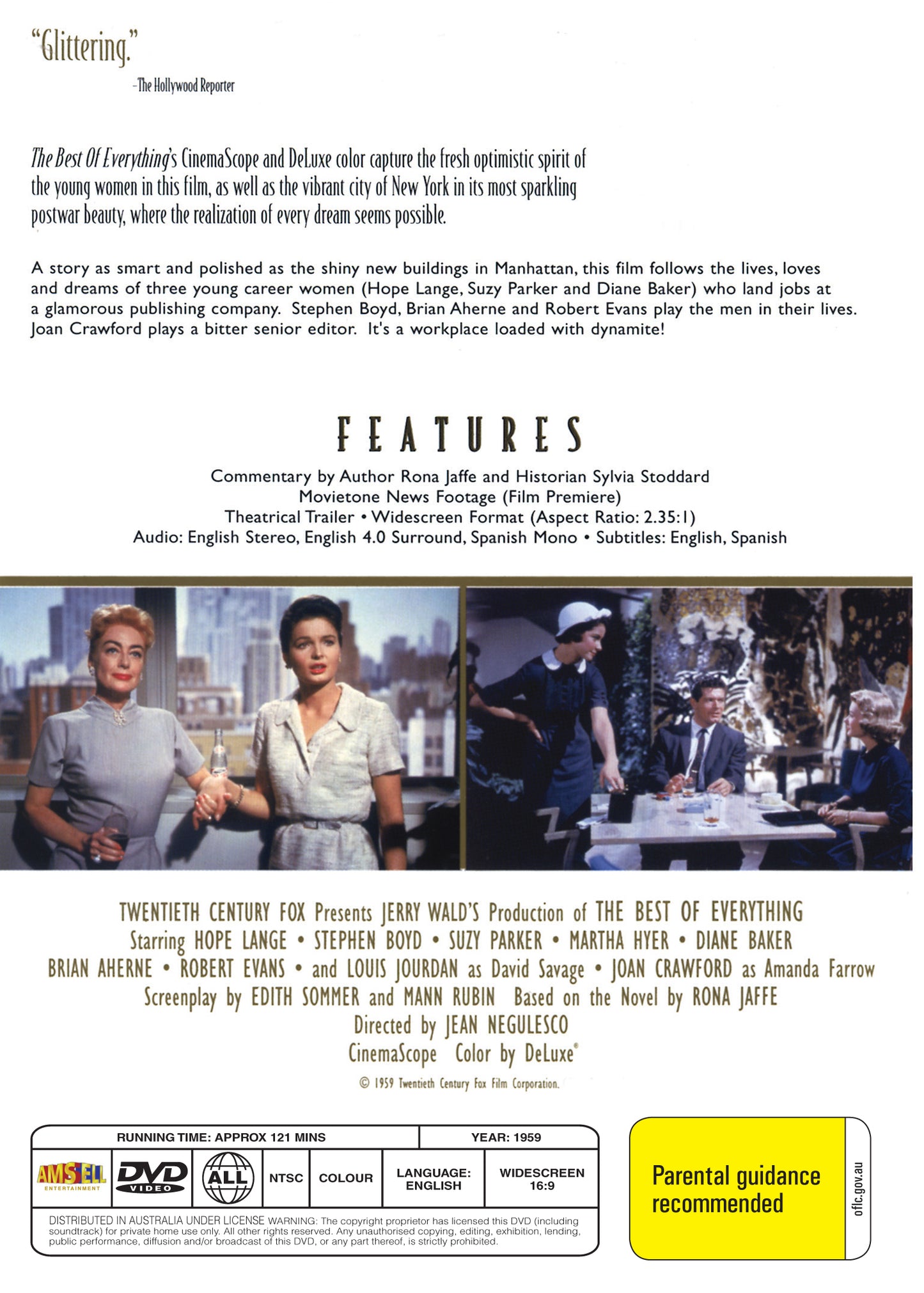 Buy Online The Best of Everything (1959) - DVD - Hope Lange, Stephen Boyd | Best Shop for Old classic and hard to find movies on DVD - Timeless Classic DVD