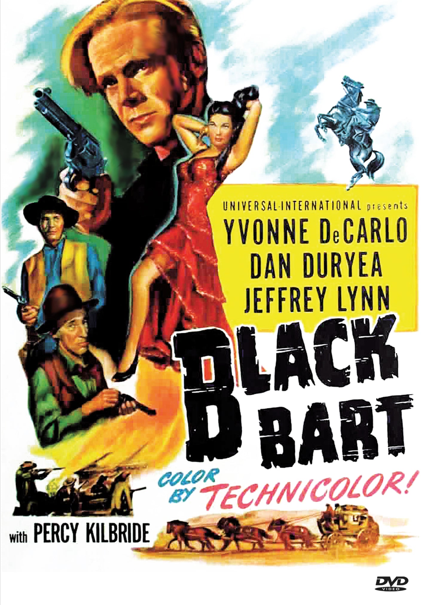 Buy Online Black Bart (1948) - DVD - Yvonne De Carlo, Dan Duryea | Best Shop for Old classic and hard to find movies on DVD - Timeless Classic DVD