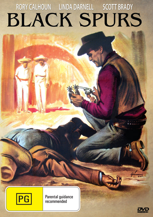 Buy Online Black Spurs (1965) - DVD - Rory Calhoun, Linda Darnell | Best Shop for Old classic and hard to find movies on DVD - Timeless Classic DVD